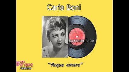 Sanremo 1953 - Carla Boni - Acque amare