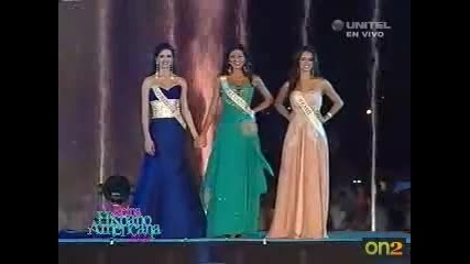 Adriana Vasini Reina Hispanoamericana 2009 Crowning Moment 