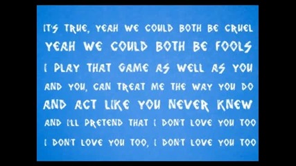 Olly Murs - I Don't Love You Too