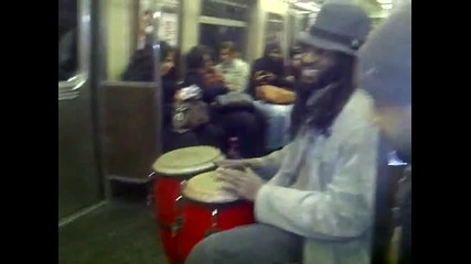 never a dull moment on the nyc subway