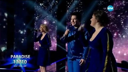 Трио Paradise - X Factor Live (03.11.2015)