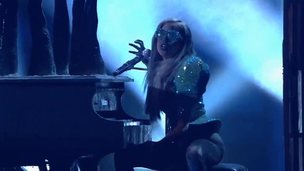 Lady Gaga - Poker Face/speechless/your Song (grammys on Cbs)