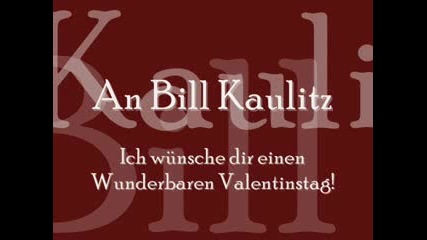 Bill my valentine 