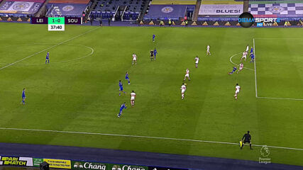 Лестър - Саутхямптън 1:0 /първо полувреме/