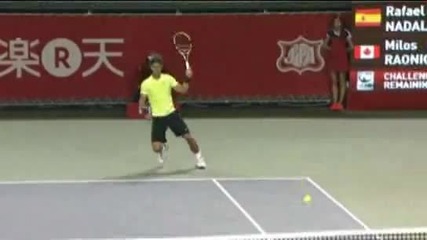 Rafael Nadal Vs Milos Raonic - Japan Open 2010 2r 
