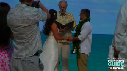 Хавай, Сватбена Церемония на Плажа Waimanalo 