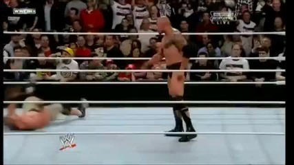 The Rock bottom To John Cena in Survivor Series 2011