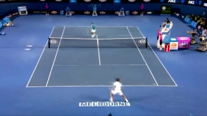 2010 Финал на открито първенство на Австралия по тенис : Роджър Федерер - Анди Мъри 6:3 6:4 7:6 (11) 