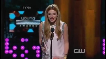 Bella Thorne wins award at Young Hollywood Awards 2014