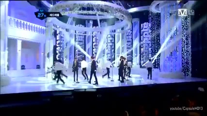 Led Apple - Sadness @ M!countdown (29.03.2012)