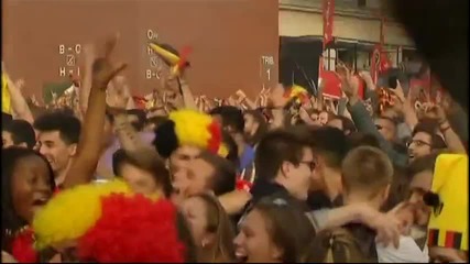 Брюксел подивя от кеф след победата на Белгия