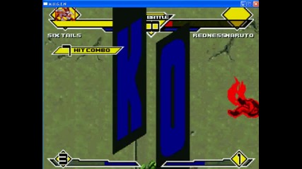Mugen Tournament 6 round Six Tails vs Redness Naruto 