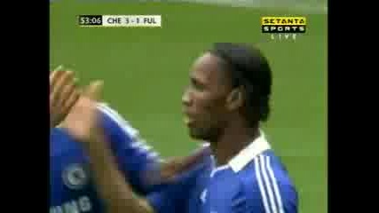 Chelsea vs Fulham 02.05.2009 Gol na Drogba