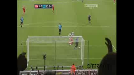 Ливърпул 5 - 0 Астън Вила Джерард хеттрик