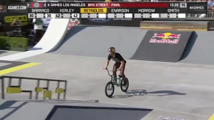 Reynolds wins Bmx Street silver