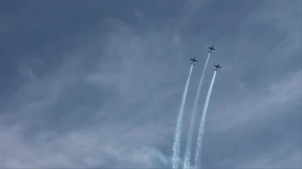 Silver Falcons Air Display over Club Mykonos Langebaan