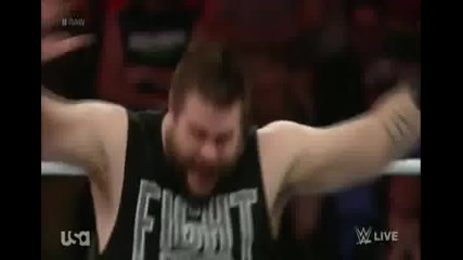 Долф Зиглър срещу Кевин Оуенс - Wwe Raw - 01.02.16
