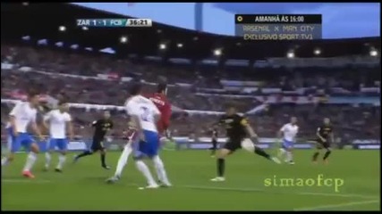 Real Zaragoza vs Barcelona 1-4 All Goals Highlights 8-4-12 Hd