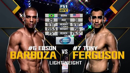 Edson Barboza vs Tony Ferguson (ufc Tuf 22 Finale, 11.12.2015)