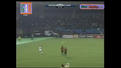 10.10.09 Армения 1:1 Испания Арзуманян Гол
