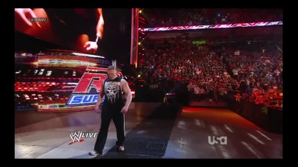 Брок Леснар се завръща ! - Wwe Raw 04.02.12 Brock Lesnar is back