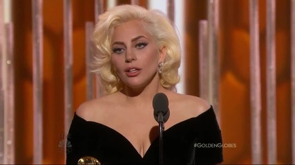 Lady Gaga печели първата си награда Golden Globе, 2016