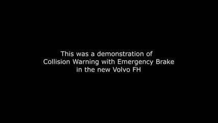 Volvo Trucks - Emergency braking at its best!