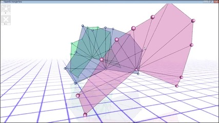 №09222 - Ветрила от триъгълници в OpenGL