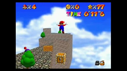 Super Mario 64 - Goomba Skylands - On the Box Above the Box 11i6 