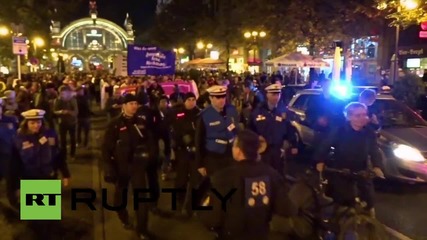 Germany: Protesters rally against reunification ahead of Unity Day