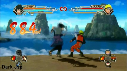 Naruto Shippuden Ultimate Ninja Storm Generations_sasuke's Extra Extra Extra Combo(999!!!)