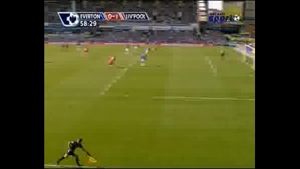 High Everton Vs Liverpool - 0 - 1 Torres