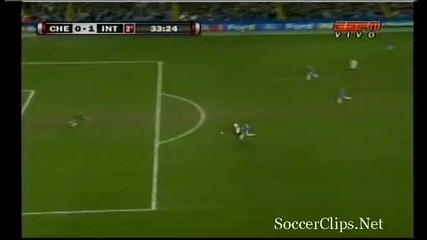 Chelsea 0 - 1 Inter (goal Etoo) /uefa Champions League 2009/2010 / 