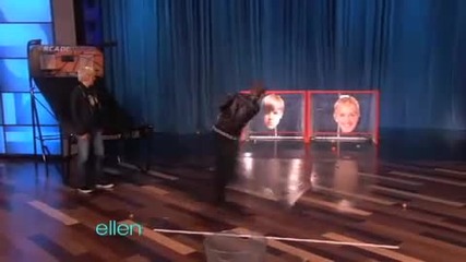 Justin Bieber in ellens show 09/02/2011