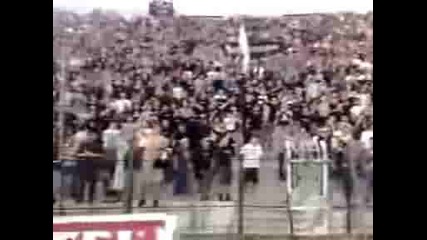 Paok Fans Singing And Jumping In Gate 4 !!!