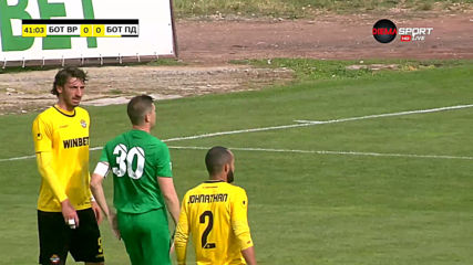 Ботев Враца - Ботев Пловдив 0:0 /първо полувреме/