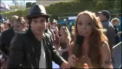 Ian Somerhalder Interview Blue Carpet Teen Choice Awards 2010