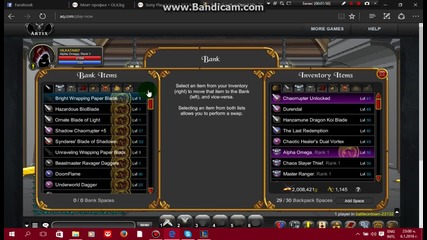 Aqw Account Sale