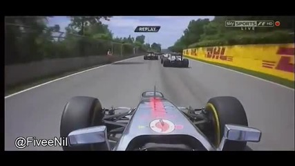 F1 Гран при на Канада 2012 - старта на Button [hd][onboard][fom]