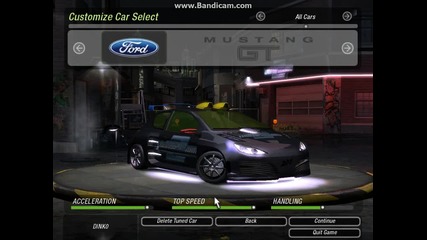 My Likes car of Need For Speed U 2