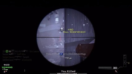 Outpost Barrett Multi Kill+feed