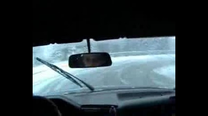 Bmw 318is Snow Drifting