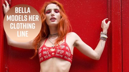 Bella Thorne proudly shows off armpit hair to promote Filthy Fangs