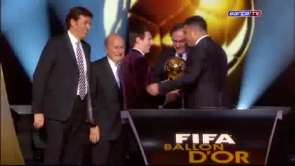 Fc Barcelona - Lionel Messi wins his third Ballon d'or