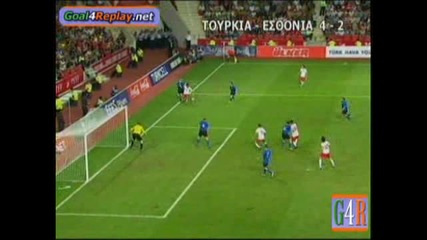 Turkey - Estonia 2 - 1 (4 - 2,  5 9 2009)