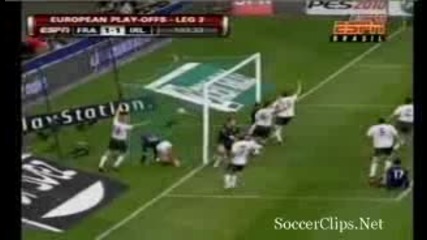 France vs Ireland (1 - 1) All Goals & Highlights - [world Cup Qualifying - Uefa] - 18.11.09