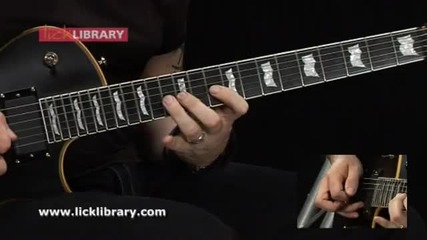 Cemetery Gates - Guitar Solo - Slow & Close Up - www.licklibrary.com 