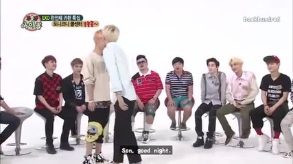 130814 Exo Weekly Idol Eng Sub Part 1 3