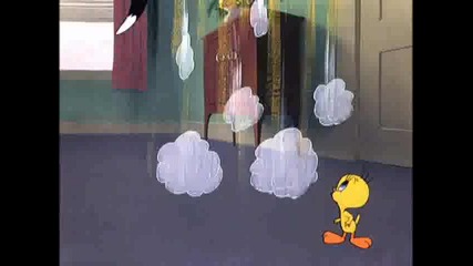 Tweety And Sylvester - Room And Bird 