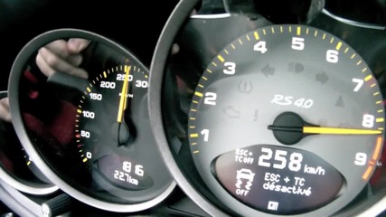 Porsche 911 Gt3 Rs 4.0 0-300km/h